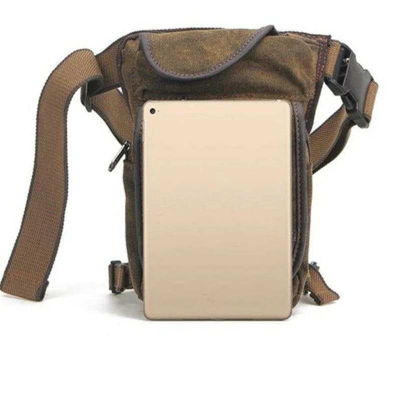 Vintage Canvas / Waterproof Nylon Drop Leg Bag Waist Fanny Pack Belt Hip Bum Military Travel Motorcycle Multi-Purpose Messenger Shoulder Bags
