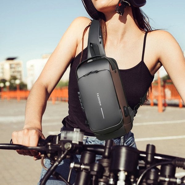 USB charging sport sling Anti-theft shoulder bag(Buy 2 Free Shipping)